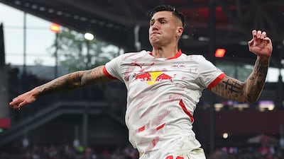 Benjamin Sesko scored 39 goals in 87 appearances for RB Leipzig. Getty Images