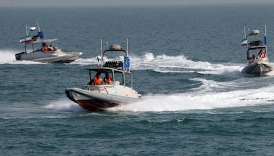 Fast boats from Iran's Islamic Revolutionary Guard Corps pose a threat to commercial ships. AFP
