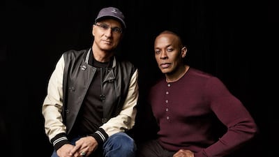 Dr. Dre (right) and Jimmy Iovine (left)