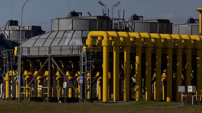 A gas compressor station in Poland that is part of the Yamal pipeline network that links Russia with western Europe. Reuters