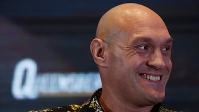 Tyson Fury enjoying the media spotlight. Action Images