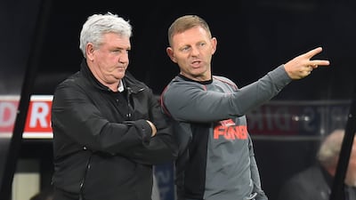 Manager Steve Bruce has left his position at Newcastle by mutual consent. Bruce's assistant Graeme Jones will lead the team on an interim basis. EPA