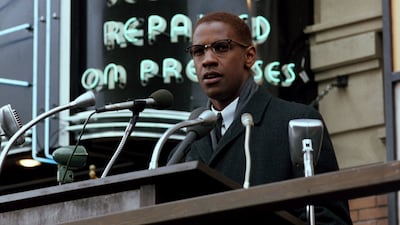 Director Spike Lee’s 1992 biopic of the influential civil rights activist Malcolm X, played by Denzel Washington, was shot in the kingdom as long ago as 1992. Photo: Warner Bros
