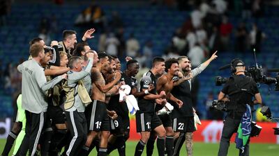 Sheriff platers celebrate. Getty