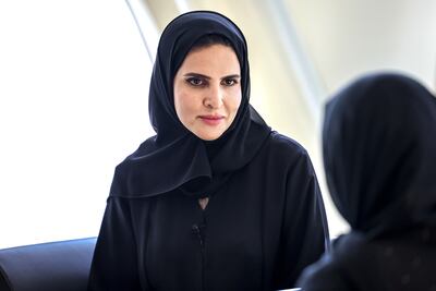 Alia Al Mazrouei, Minister of State for Entrepreneurship, said the UAE is giving its citizens the tools to succeed in business. Victor Besa / The National