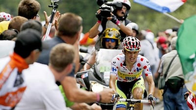 epa04327635 Saxo Tinkoff procycling team rider Rafal Majka is proving to be the master of the mountains this Tour de France. YOAN VALAT / EPA