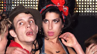 She is pictured here alongside husband Blake Fielder-Civil at the MTV Europe Music Awards 2007. Getty Images