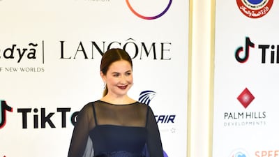 Lebanese television presenter Raya Abirached.