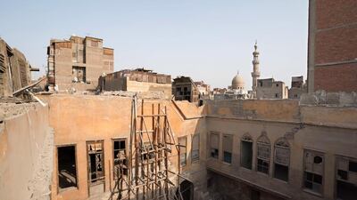 View from the rooftop into the courtyard. Dana Smillie for The National