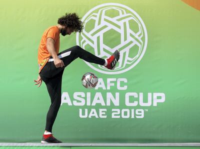 The promotion of the AFC Asian Cup is in full swing in the UAE. Chris Whiteoak / The National