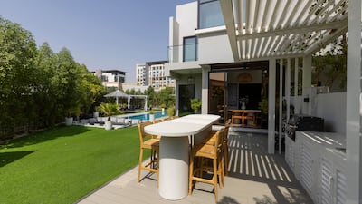 The back garden
