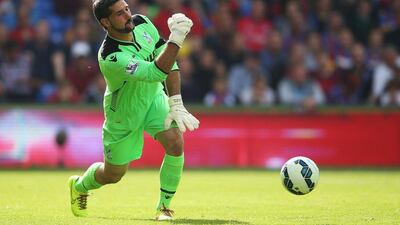 Goalkeeper: Julian Speroni, Crystal Palace. A superb penalty save denied Burnley’s Scott Arfield a goal and ensured Neil Warnock’s first game back at Selhurst Park did not end in defeat for Palace. (Photo: Scott Heavey / Getty Images)