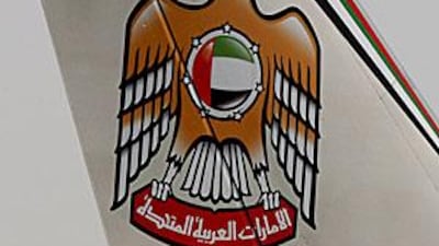 Etihad planes sport the national coat of arms. As the national carrier, it is exempt from seeking permission to use the emblem.