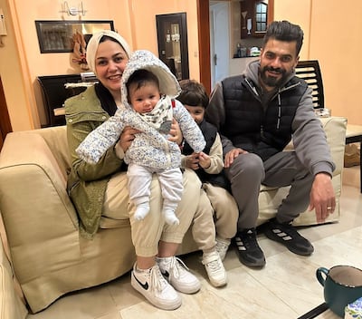 Narmin El Gabbour is reunited with her brother Baha' in Cairo, but finds that he looks aged and thin. Photo: Narmin El Gabbour