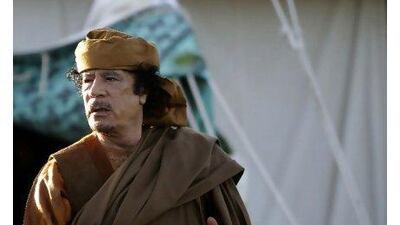 Libyan leader Muammar Qaddafi is being investigated by the ICC for alleged war crimes. Joseph Eid / AFP Photo