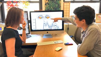 Professor Liina Pylkkänen and PhD student Esti Blanco-Elorrieta conducted the study that tested 19 students who are fluent in both Arabic and English.