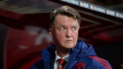 Manchester United manager Louis van Gaal shown on Saturday before his team's loss to Bournemouth in the Premier League. Tony O'Brien / Action Images / Reuters / December 12, 2015