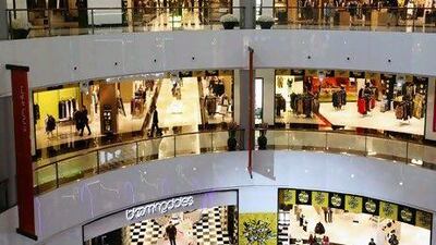 Dubai Mall has been used as collateral to secure Dh3.6 billion of financing from a trio of UAE banks. Satish Kumar / The National