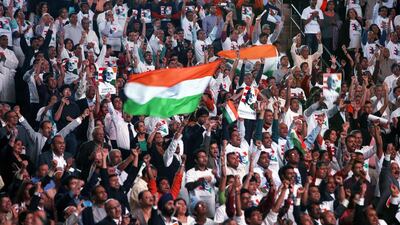 The event at Madison Square Garden is a sign of his appeal not just at home but also among the 2.8 million Indian-Americans - one of the wealthiest diaspora communities in the US. Jason DeCrow / AP Photo