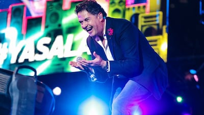Lebanese crooner Ragheb Alama has spoken about the fan kiss incident, which was caught on video at one of his concerts. Photo: Flash