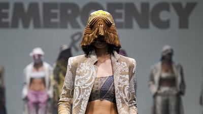 Emergency Room sent out a collection made from headstock at Arab Fashion Week.