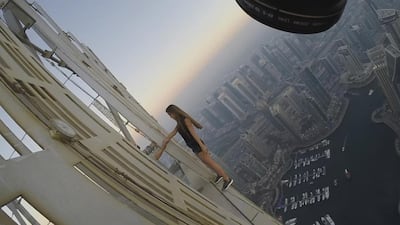 Readers say model Viki Odintcova’s stunts in Dubai were selfish and indefensible. YouTube