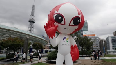 Asian Games mascot Honohon in Nagoya, Japan. Reuters
