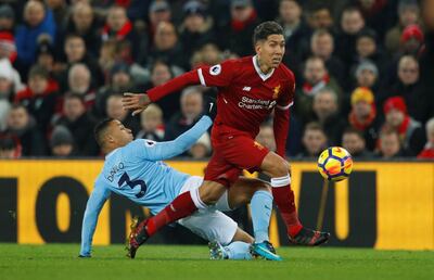 Roberto Firmino is in great form for Liverpool. Phil Noble / Reuters
