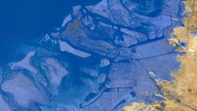If sea levels rose by nine metres because of climate change, all of Abu Dhabi and Dubai would be under water as the coast moved south by up to 30km.