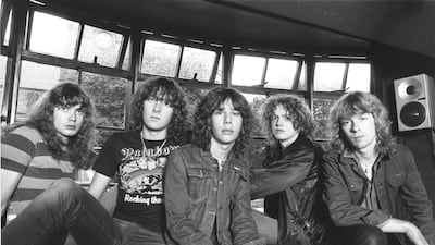 Def Leppard in 1979: Rick Savage, Joe Elliott, Pete Willis, Rick Allen and Steve Clark. Photo: Chris Walter / WireImage)