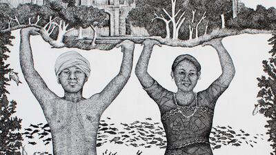 Joydeb Roaja's Submersible Dream 1, Submersible Dream 2 (2022). Photo: Joydeb Roaja