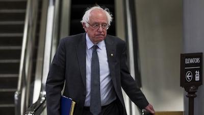 Senator Bernie Sanders, an Independent from Vermont, issued a statement regretting Mr Trump’s decision to recognise Jerusalem as the capital of Israel. Zach Gibson/Bloomberg