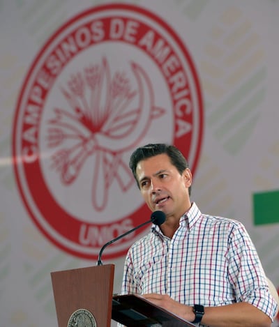 Mexican President Enrique Pena Nieto. Reuters