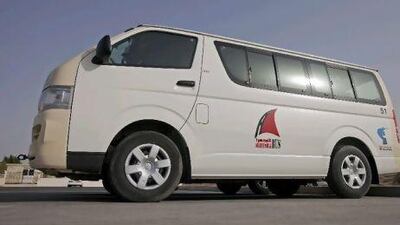 Buses to rural and industrial areas in Ras al Khaimah are scheduled to take to the roads by January 17. Jeff Topping / The National