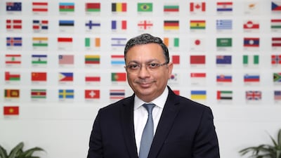 Zubin Karkaria, chief executive of VFS Global, founded the company in 2001. Pawan Singh / The National