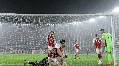 Eddie Nketiah 5 – Brought on to try and add more of an attacking threat but in the end was guilty of committing too many needless fouls. Getty