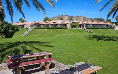JA Hatta Fort Hotel in Hatta welcomes guests and their dogs. Photo: JA Hatta Fort Hotel