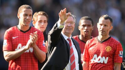 2013 - Manchester United draw 5 - 5 with West Bromwich Albion in Alex Ferguson's final game as manager. Michael Regan /Getty Images