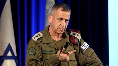 Lt Gen Aviv Kochavi believes his government's plans will 'adversely affect our preparedness for war'. AFP