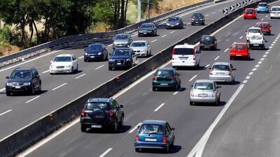Traffic moves along a road near the Italian capital, Rome. Europe has the lowest rate of road deaths, according to the latest WHO report. Reuters