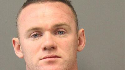 English football player Wayne Rooney's arrest mugshot provided by the Loudoun County Sheriff's Office. Reuters