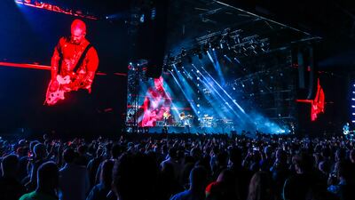 Fans rocked out to the American band