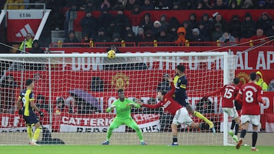 Philip Billing heads home for Bournemouth. Getty Images