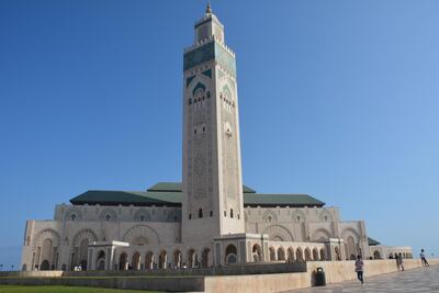 The Hassan II Mosque, Casablanca, Morocco.