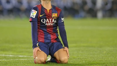 Barcelona forward Pedro is expected to seal a move to Manchester united this summer. Ander Gillenea / AFP