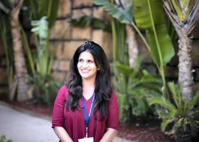 Seerat Guleria is join GEMS Westminster school in Sharjah. Reem Mohammed / The National