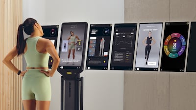 The Technogym Checkup is an AI-powered assessment station that tailors training programmes to each user. Photo: Technogym