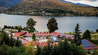Sherwood Queenstown overlooks Lake Wakatipu in New Zealand. Courtesy Expedia
