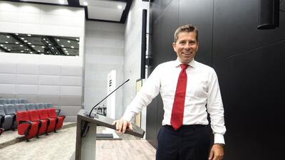 Tom Fletcher, a former UK ambassador and a visiting professor at New York University, has launched the new education report. Delores Johnson / The National