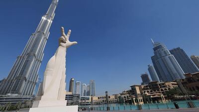 1st - Burj Khalifa, 828m. AFP